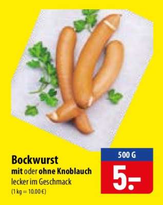 Bockwurst*