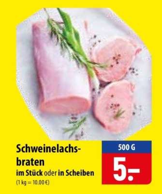 Schweinelachsbraten