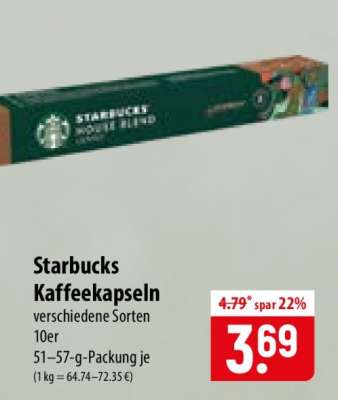 STARBUCKS Kaffeekapseln