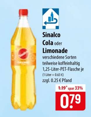 Sinalco Cola oder Limonade