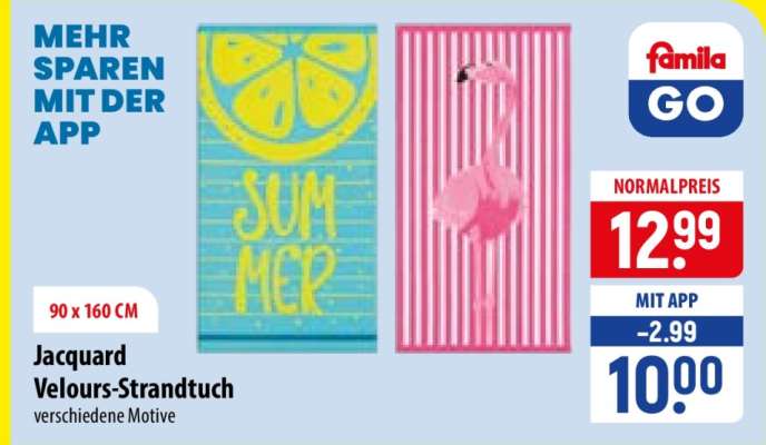 Jacquard Velours-Strandtuch