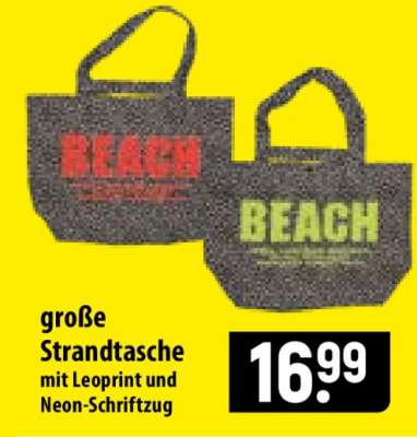 große Strandtasche