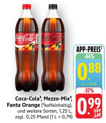 Coca-Cola, Mezzo Mix, Fanta Orange
