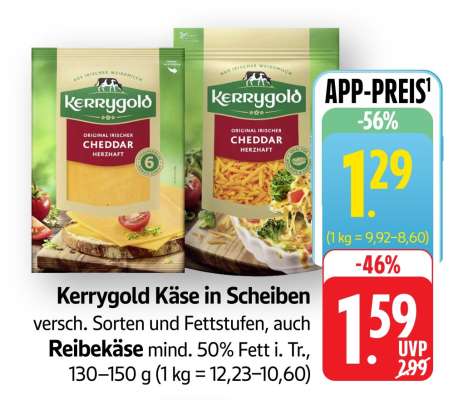 Kerrygold Käse in Scheiben
