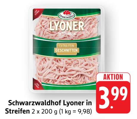 Schwarzwaldhof Lyoner in Streifen