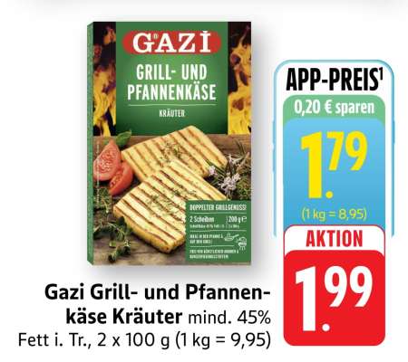 Gazi Grill- und Pfannenkäse Kräuter