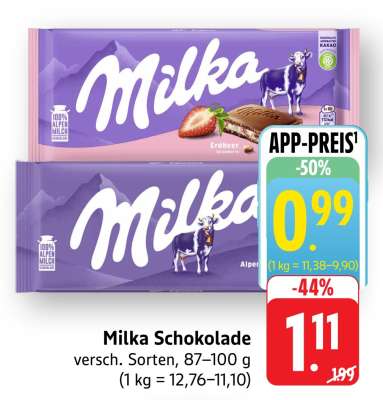 MILKA Schokolade