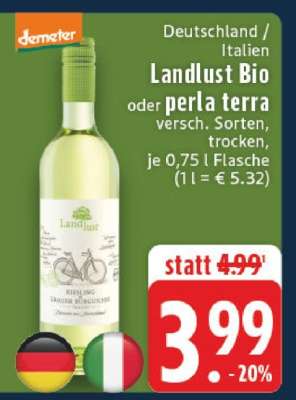 Landlust Bio oder perla terra