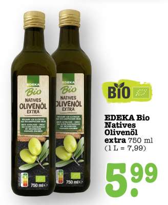 EDEKA Bio Natives Olivenöl extra