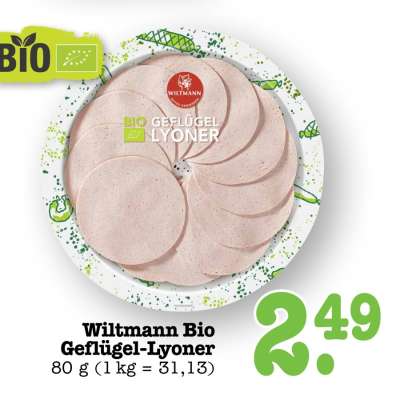 Wiltmann Bio Geflügel-Lyoner
