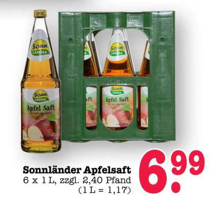 Sonnländer Apfelsaft