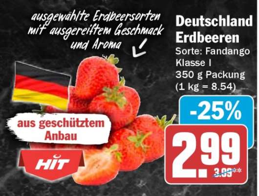 Deutschland Erdbeeren