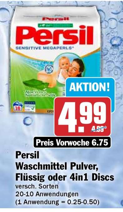 Persil Waschmittel Pulver, Flüssig oder 4in1 Discs