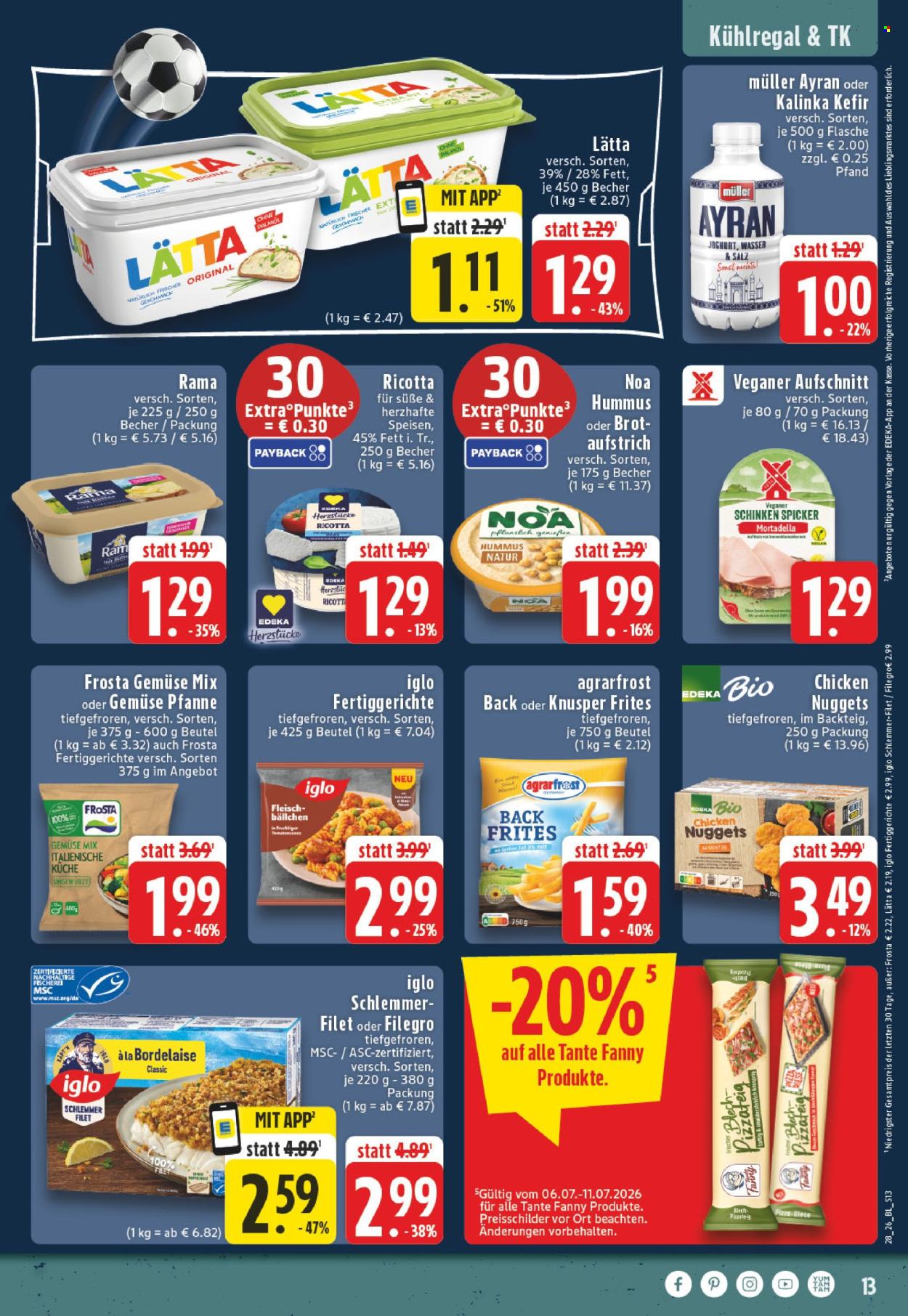 Edeka Prospekte  - 6.07.2026 - 11.07.2026. Seite 13