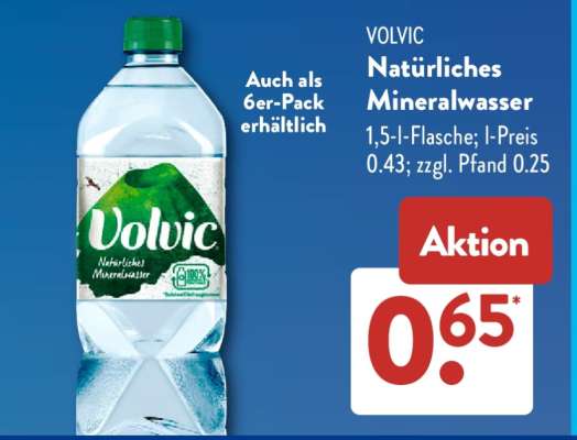 Volvic Natürliches Mineralwasser
