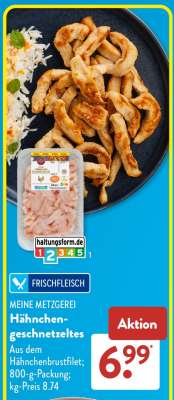 Hähnchengeschnetzeltes