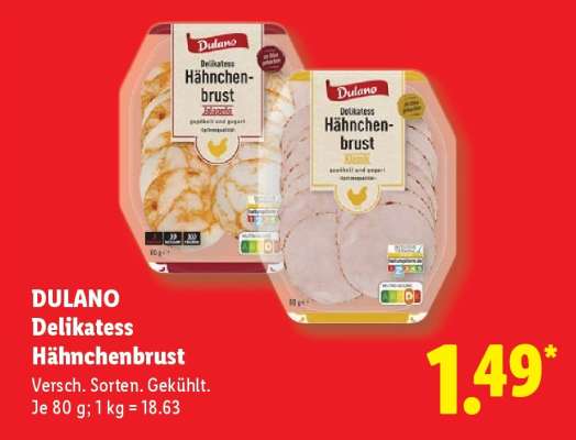 Dulano Delikatess Hähnchenbrust