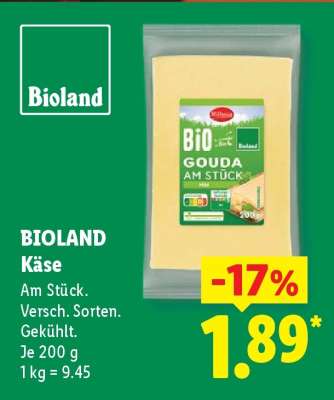 Bioland Käse
