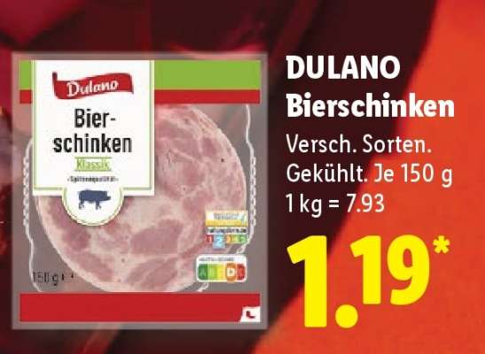 Dulano Bierschinken