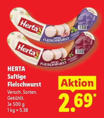 HERTA Saftige Fleischwurst