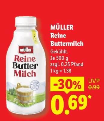 MÜLLER Reine Buttermilch
