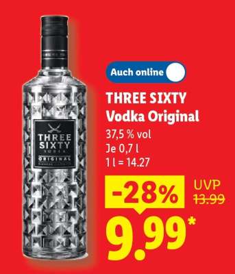 Three Sixty Vodka Original