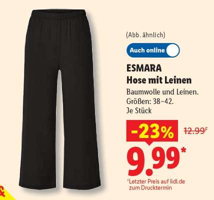ESMARA Hose mit Leinen