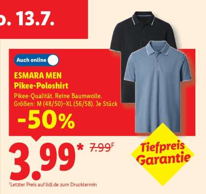 ESMARA MEN Pikee-Poloshirt
