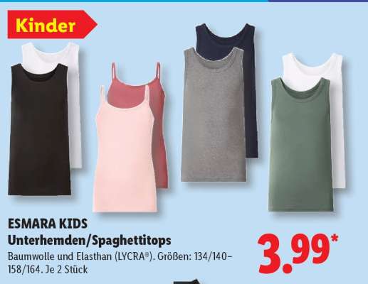 ESMARA KIDS Unterhemden/Spaghettitops