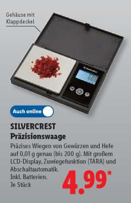 SILVERCREST Präzisionswaage