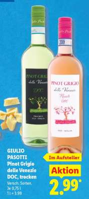 GIULIO PASOTTI Pinot Grigio delle Venezie DOC, trocken