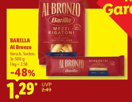 Barilla Al Bronzo