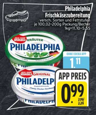PHILADELPHIA Frischkäsezubereitung