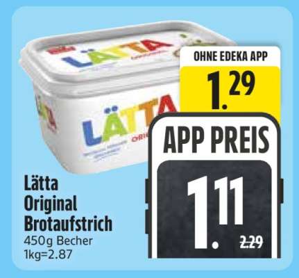 Lätta Original Brotaufstrich