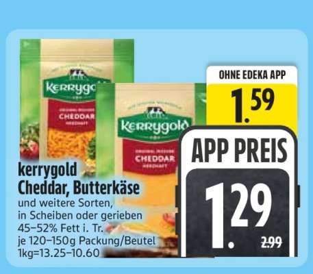 Kerrygold Cheddar, Butterkäse