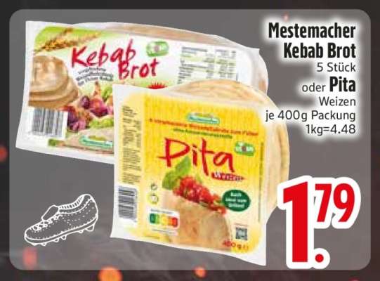 Mestemacher Kebab Brot oder Pita