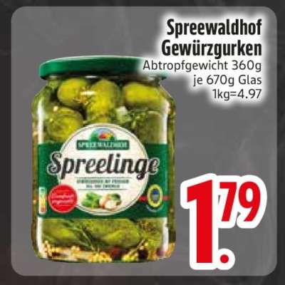 Spreewaldhof Gewürzgurken