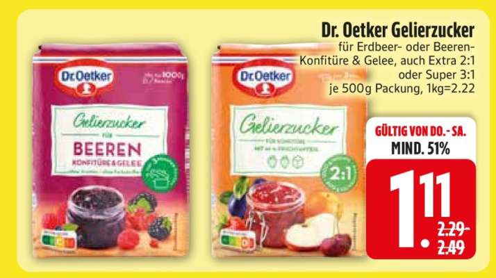 Dr. Oetker Gelierzucker