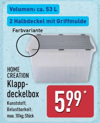 HOME CREATION Klappdeckelbox
