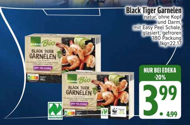 Black Tiger Garnelen