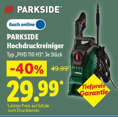 PARKSIDE Hochdruckreiniger