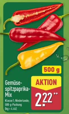 Gemüse-spitzpaprika-Mix