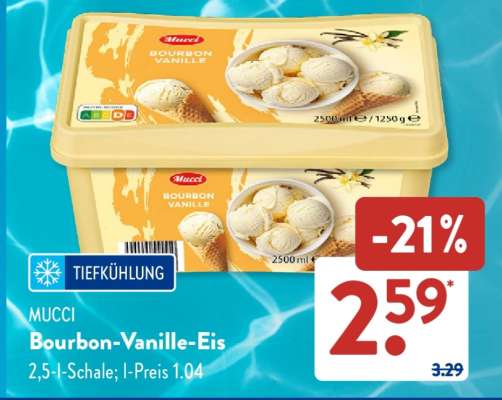 MUCCI Bourbon-Vanille-Eis
