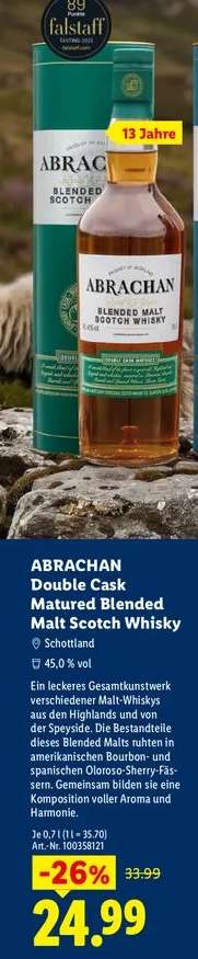 Abrachan Double Cask Matured Blended Malt Scotch Whisky