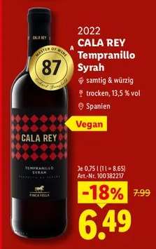 Cala Rey Tempranillo Syrah