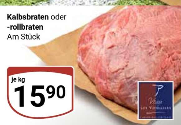 Kalbsbraten oder -rollbraten