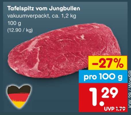 Tafelspitz vom Jungbullen