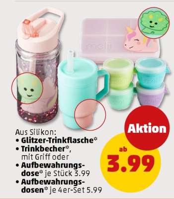 Glitzer-Trinkflasche
