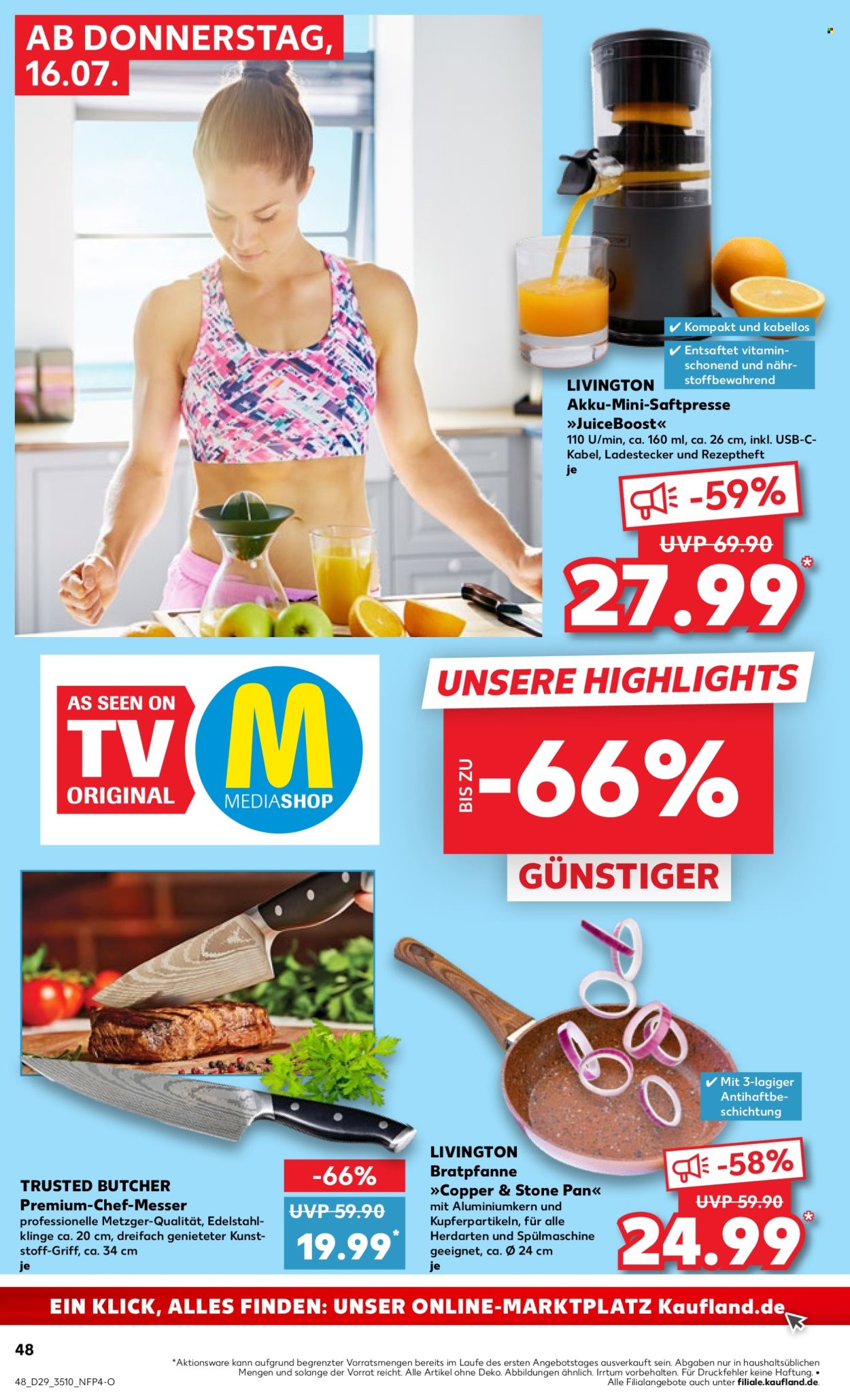 Leták Kaufland - 16.7.2026 - 22.7.2026. Strana 48