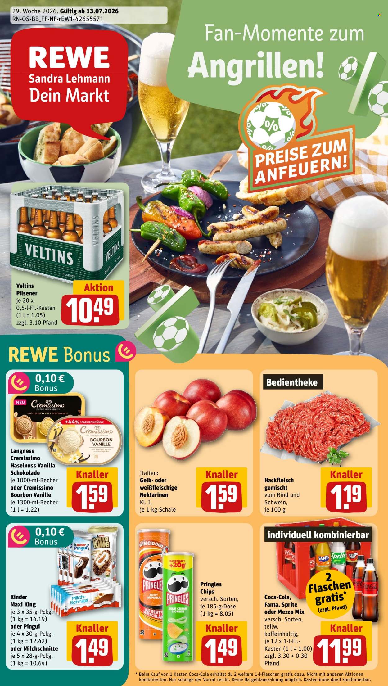 REWE Prospekte  - 13.07.2026 - 19.07.2026. Seite 1